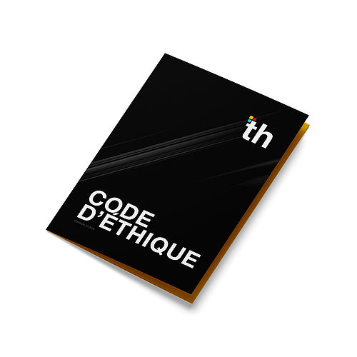 Code Éthique TechnoAlpin Holding brochure noire version mars 2026
